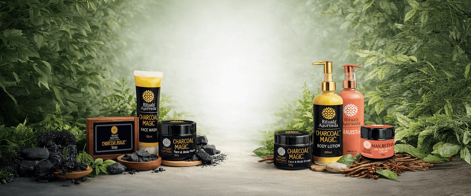 CHARCOAL + MANJISTHA